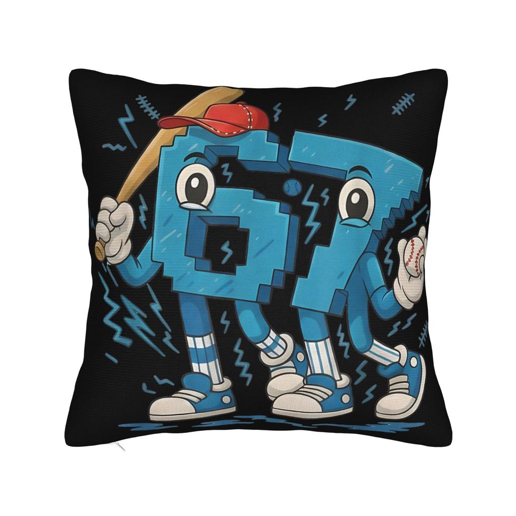 Pillow Cover 67 Six Seven 6-7 Funny Italian Brainrot Gaming Meme Fashion Pillow Case For Wedding Party Home Decor Pillowcases