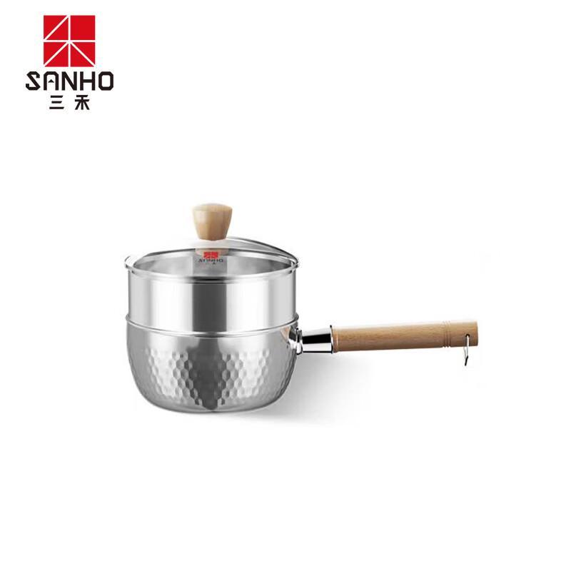 Sanhe 16cm 304 Stainless Steel Multi-Function Milk Pot