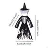 Halloween Skeleton Costume Dress Clothing for Photo Props Party
