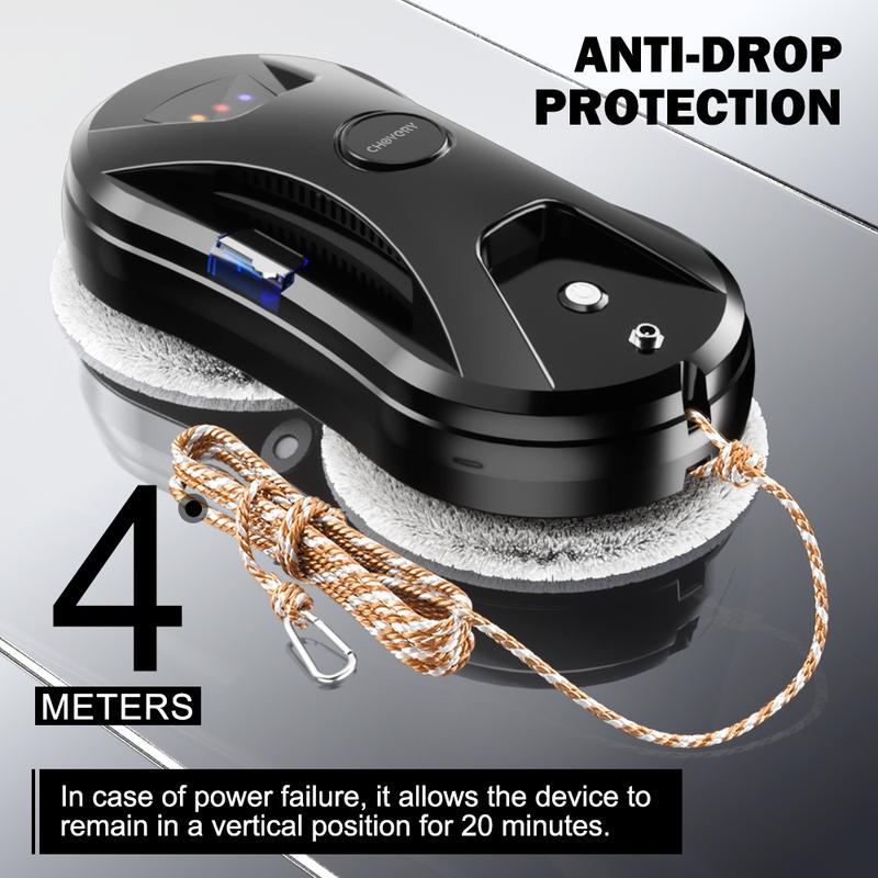 ChOVERY Vacuum Cleaner Window Electric Glass Window Cleaning Robot  APP Control  Robot Window Cleaner Automatic Water Spray