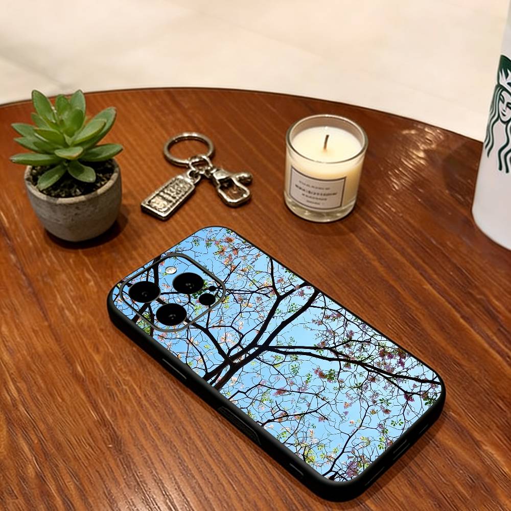 

Barren tree Phone Case For iPhone 17, 16,15,14,13,12,11 Plus,Pro Max, Others Soft Black Cover iPhone15Plus