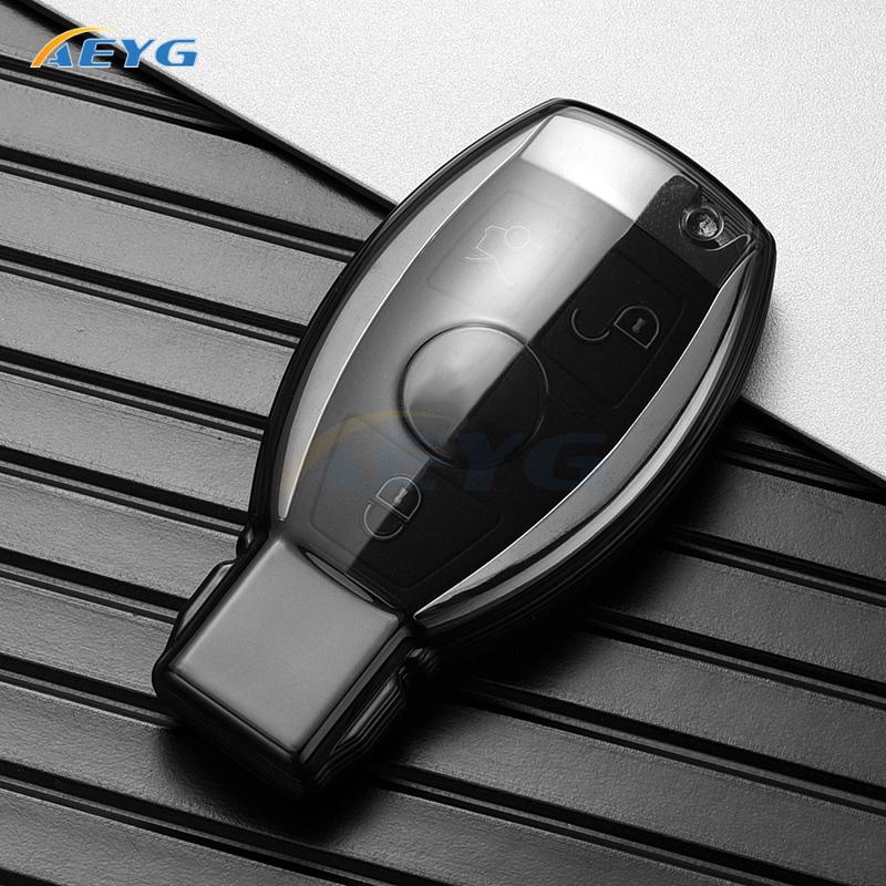 Tpu Car Key Case Cover Shell Fob For For Mercedes Benz A B C E Class Gls Gla Glk Glc Cls Cla Amg W204 W205 W212 W463 W176