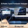 Toyota Frontlander Console Screen Protector: Compatible with 26 Models, Tempered Film for Navigation and Display Screens