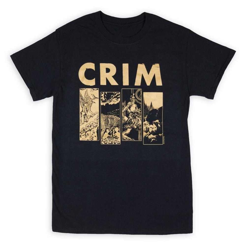 Crim Band Graphic Print Vintage Style T-shirt