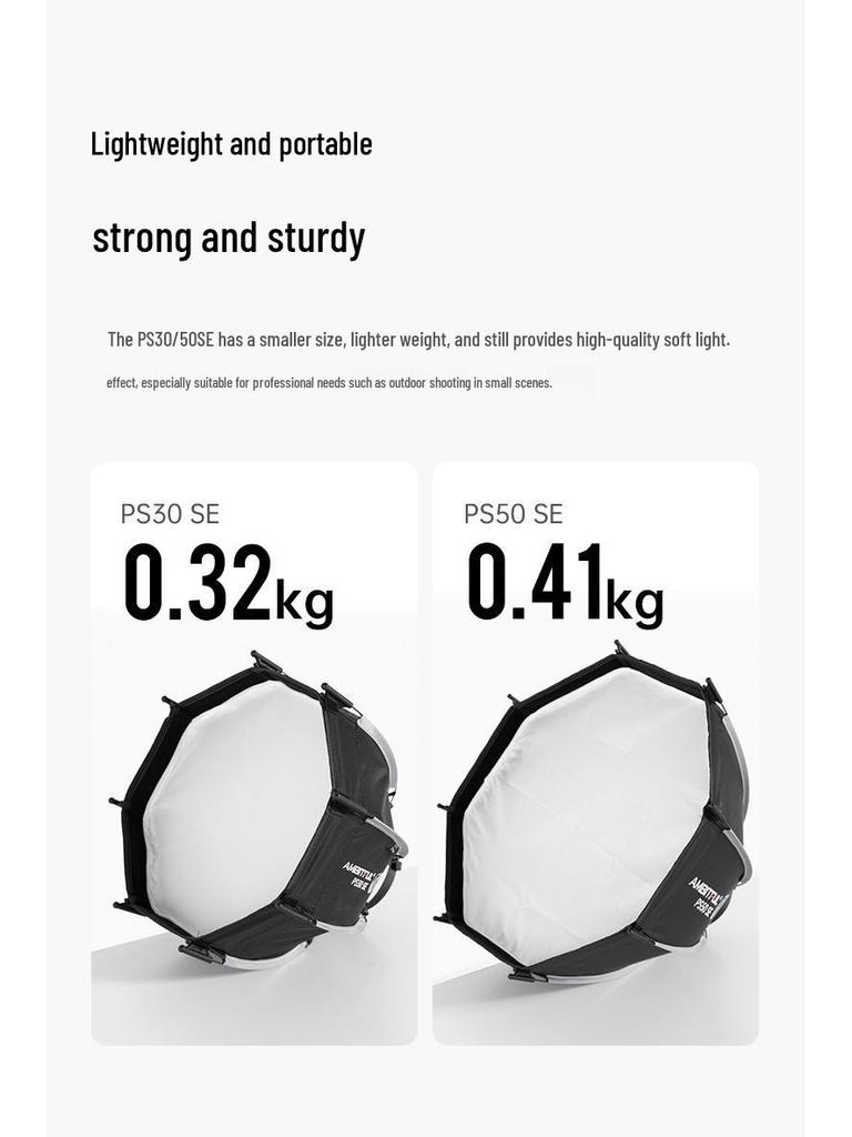 Ambitful Zhijie Quick-Install Octagonal Mini Softbox for Godox TT520II V1 Flash