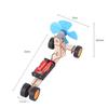 Wooden Wind Power Car Diy Electronic  Kit Science Experiment Creative Assemble Model Teaching Aids