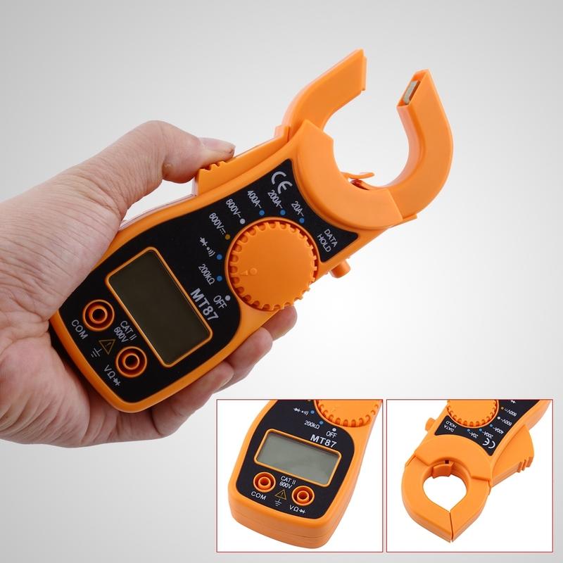 Voltmeter Digital Clamp Meter Multimeter Digital Clamp Multimeter AC Voltmeter Ammeter Ohmmeter Volt Tester LCD Meter