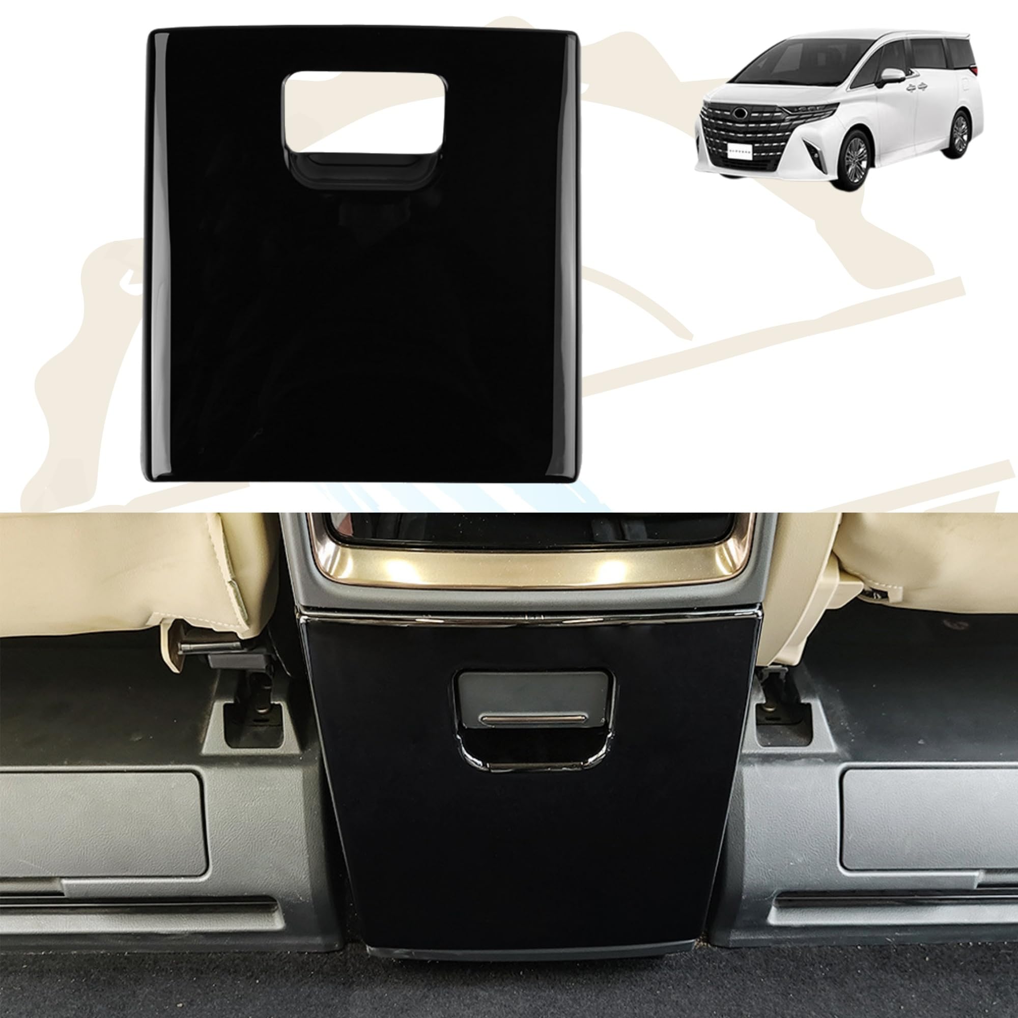 

DodoxDIY Совместим с Новым Alphard 40 Серии и Vellfire 40 Серии Кастомный Интерьер Задний Кондиционер Кик Заднее Сиденье Воздуховод Кик Заднее Сиденье