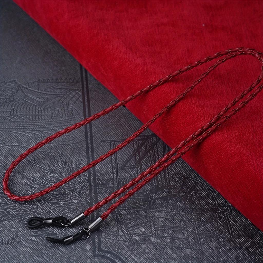 [Klassische Dreh-Brillenbänder] Praktische Klassische Vielseitige Dreh-Brillenbänder aus PU-Leder | Lanyard für Sport-Sonnenbrillen im Freien Mit Schnallen