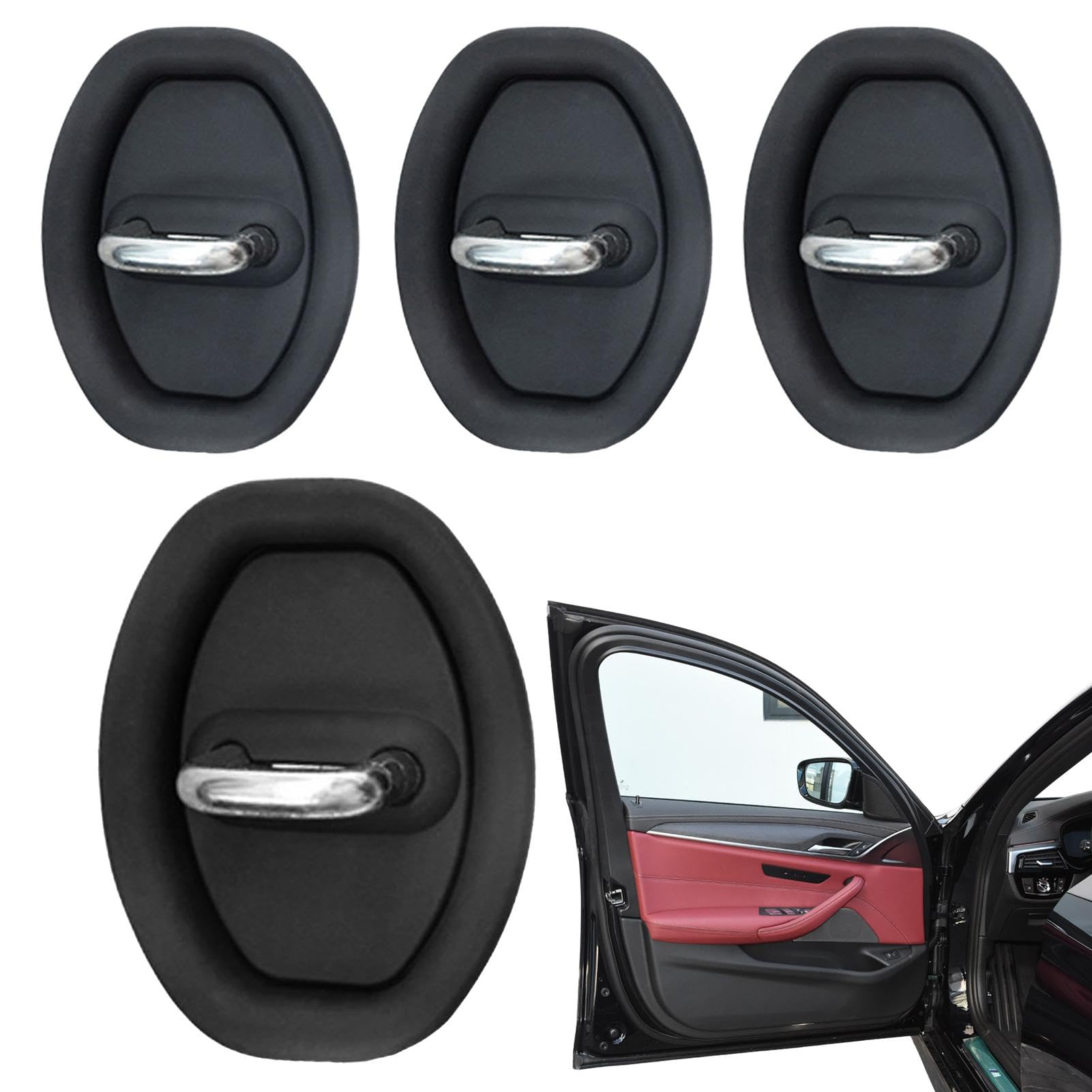 

Car Door Knob Protector Cover, Car Door Lock Cover Protector- Auto Door Lock Protective Please refer to the description чорний