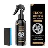 Car Rim Cleaner 4fl.oz Iron Aluminium Remover with Sponge Rim Cleaner Spray for Truck Automotive Motorcycle RV Brake Dust Rust