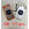 Capa Traseira DIY Para XR Tipo 17 Pro Carcaça da Tampa Traseira Para iPhone XR Retrofit 17 Pro Carcaça Traseira XR Até DIY 17 Pro Brinde Grátis