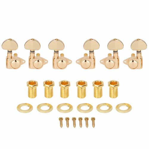 DOACT Guitar Tuning Pegs, 3 Pairs, Sturdy and Durable, for Stringed Instruments, DOACTY6GO1DPU2T