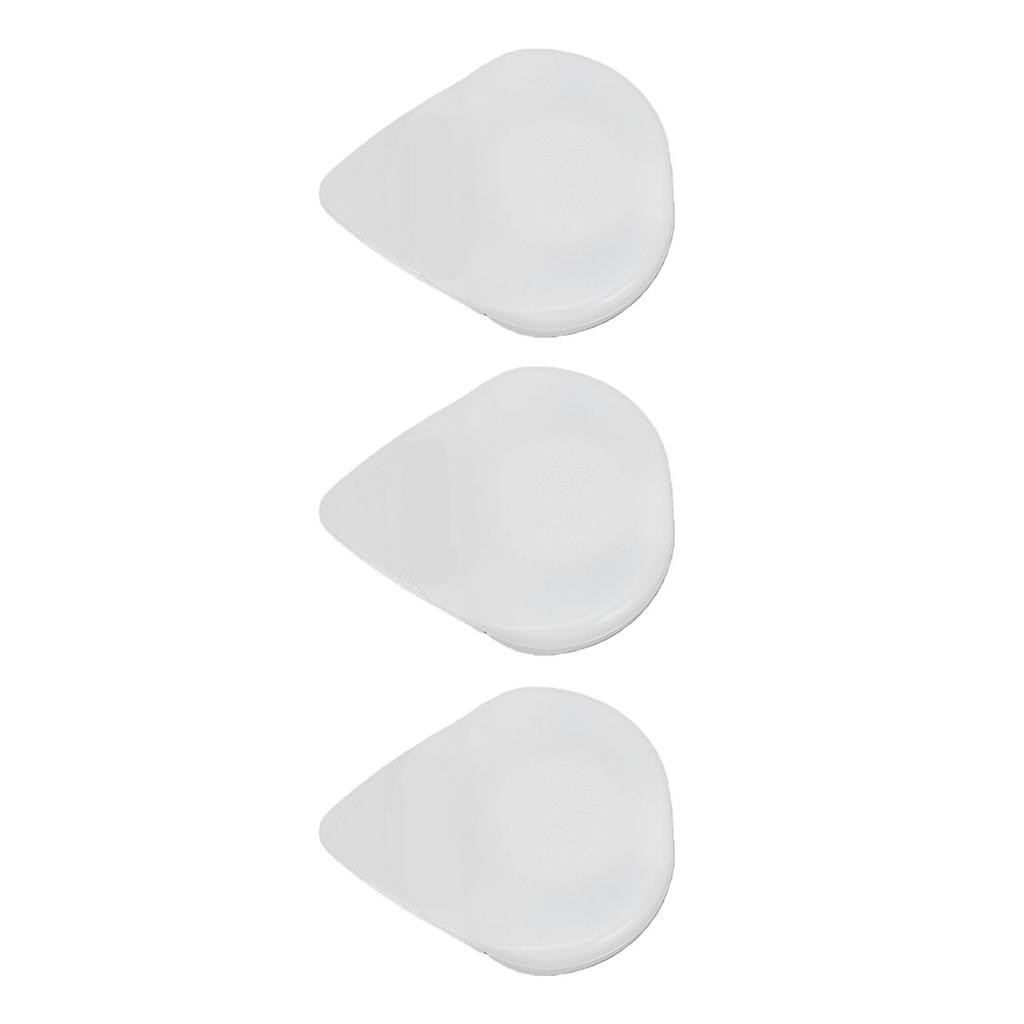 3PCS LED Guitar Picks ABS Material Illuminated Bass Guitar Plectrum Built in Battery White Light