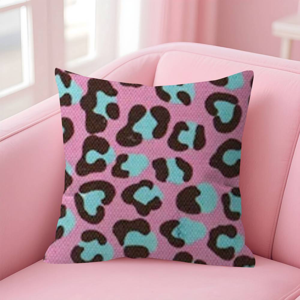 Fashion Leopard Personalized Pillow Dust Cover Bedroom Kids Party Decoration Pillowcase Birthday Children Gift