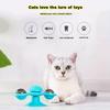 1pc Whirlwind Interactive Cat Toy-Durable Rotating Windmill Teaser for Scratching,Puzzle Play-Soft Plastic,Entertaining for Cats