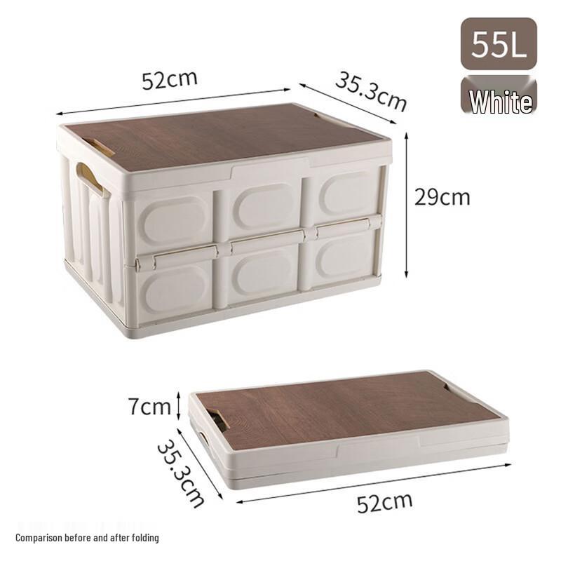 FTLY 55L Folding Camping Storage Box