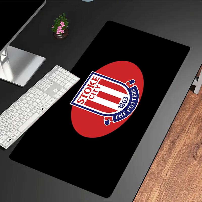 Stoke City Football Club Mouse Pad, Gaming Mouse Pad, Keyboard Pad, Desk Decor for Computer Notebook Fan Gift Birthday Gift
