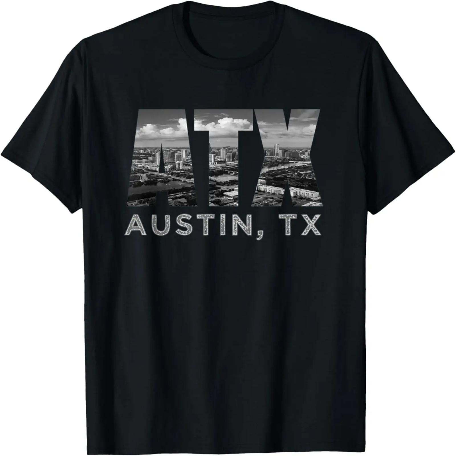 Austin Texas Skyline Art Airport Code ATX Souvenir Gifts TX T-Shirt XXXXXL разноцветный