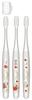 Skater for Elementary School Students 3 Hello Kitty and Sanrio TBCR6T Toothbrush, (Ages 6-12), Soft, Clear, Brushes, Designs,