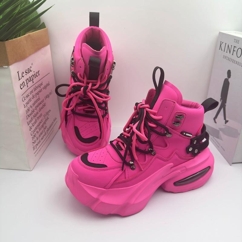 Paar Qualität High Top Sneaker Rutschfest Abriebfest Plateau Herren Freizeitschuhe Damen Mesh Weiße Schuhe Chaussure Hommes