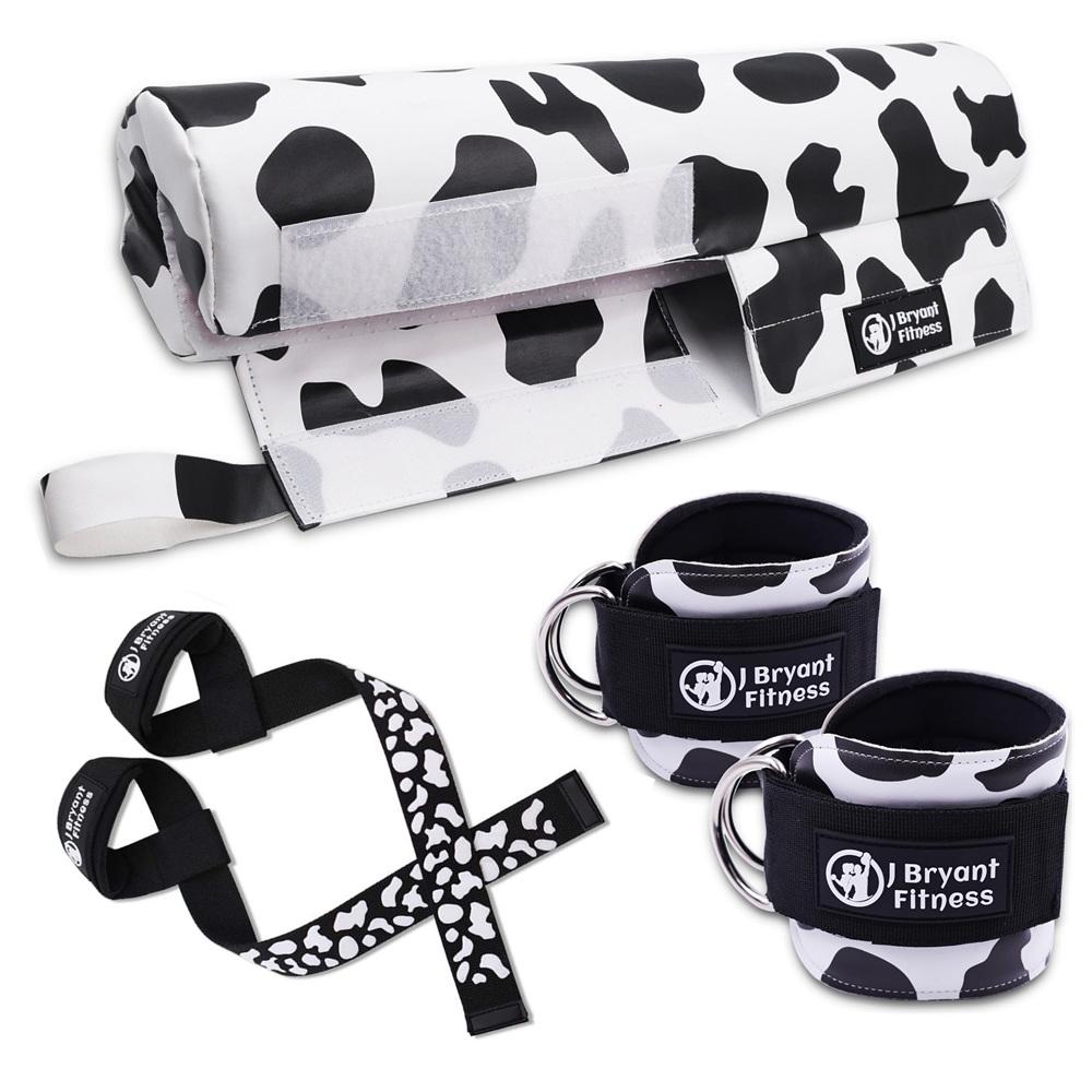 

Тяжелая атлетика, тяга бедер, набор подкладок для штанги с ремнями для лодыжек и подъемными ремнями для тросовых тренажеров, приседания, жим лежа темные хаки