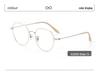 Korean Style Large Frame Glasses for Women: Slimming Oval Silver Frame Eyewear for Round or Square Faces, Model 5305