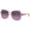 Purple Gradient Square Ladies Sunglasses Hc8395u 581390 54