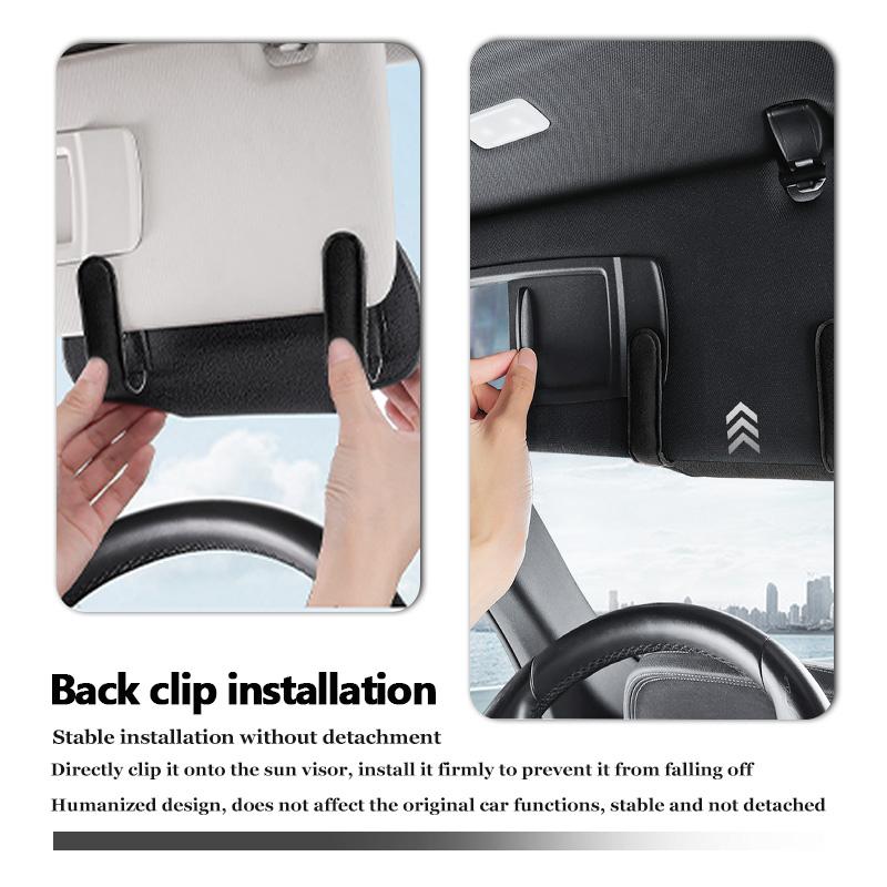 For Ford Car Sunglasses Protect Storage Cases Sun Visor Glasses Box Accessories Focus mk2 mk3 mk4 Fiesta Ranger Mondeo S-MAX APR1