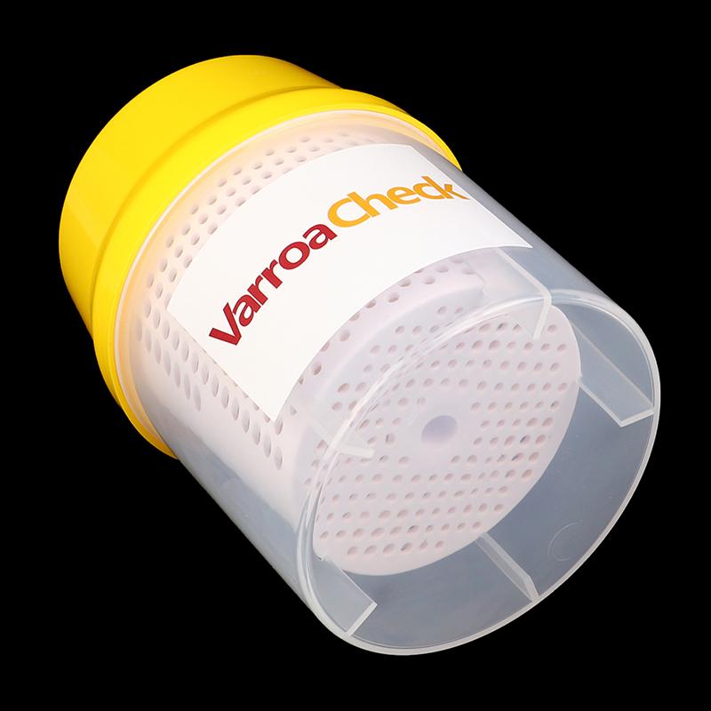 Botella de prueba de ácaros Varroa, colmena de apicultura, herramientas para comprobar ácaros, 1 ud.