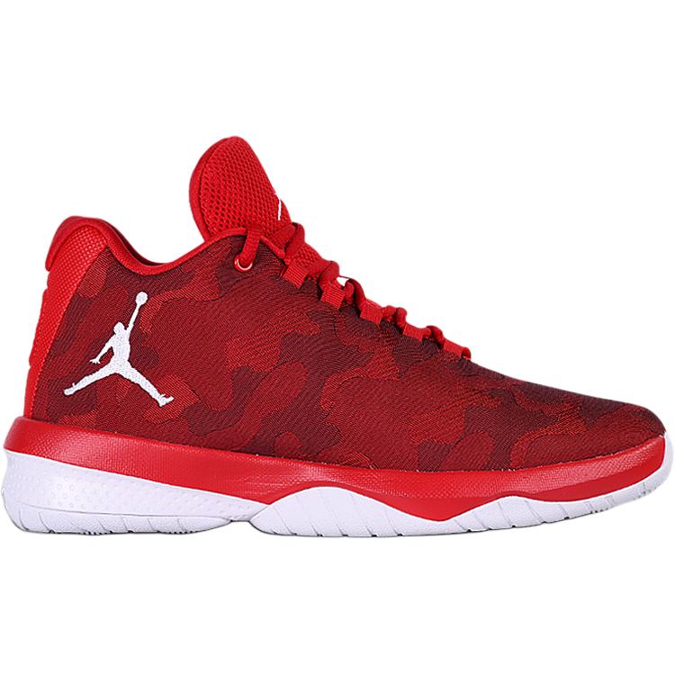 Jordan Air  B Fly Comfortable Non-Slip Durable Mid-Top Kids Basketball Shoes Kids sneaker Red 881446-600