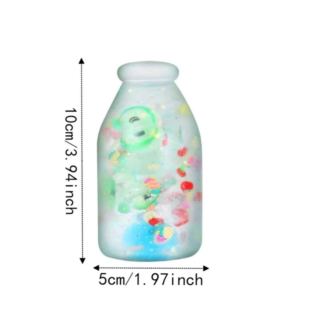 Random Color Transparent Bottle Fidget Toys Transparent Maltose Bottle Squishy Toy Fun Gift