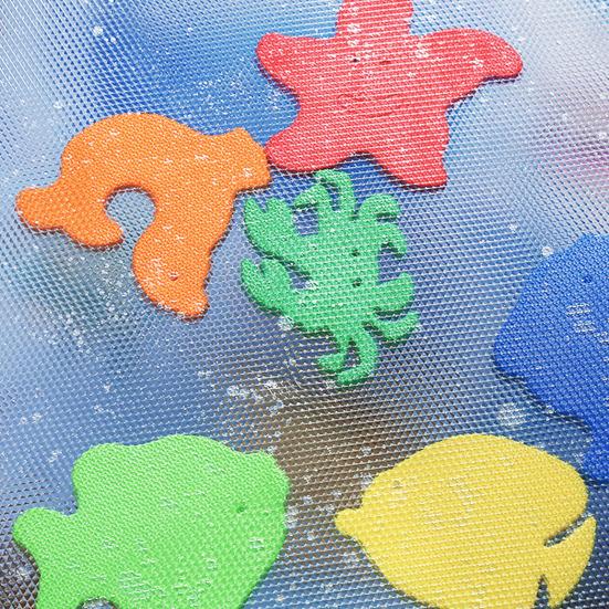 Pet Cooling Water Bed for Dog Cats Thickened Pet Water Sensory Play Mat Ocean Theme Interactive Self Play Toy with Floating Fish