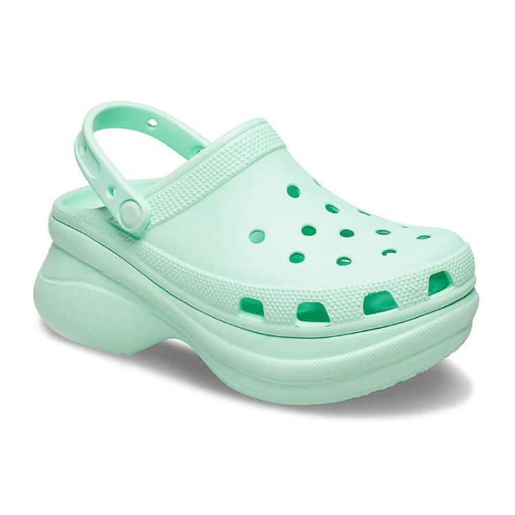 Crocs Classic Clog Retro Thick Sole Sandals Mint Green Women's 206302-3TI