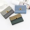 Korean Style Women's Tri-fold Wallet: Short, Multi-Card Slot Mini Card Holder