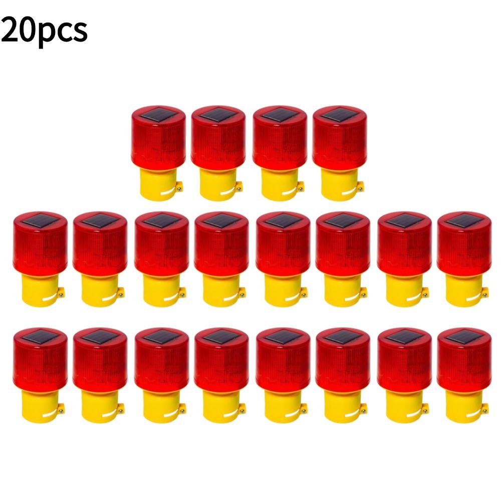 Solar LED Emergency Light Solar Traffic Tower Crane Warning Light LED Bulb Lamp For Construction Site Harbor Road Marine Lamp