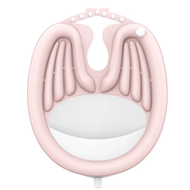 

Inflatable Shampoo Basin Portable Shampoo Bowl Hair Washing Basin for Bedridden Children Pregnant Women and Patients рожевий