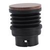 Single Dose Hopper with Bellow Fit for Gemilai 9015C Coffee Grinder Silicone Wood Blowing Bean Bin Accessories