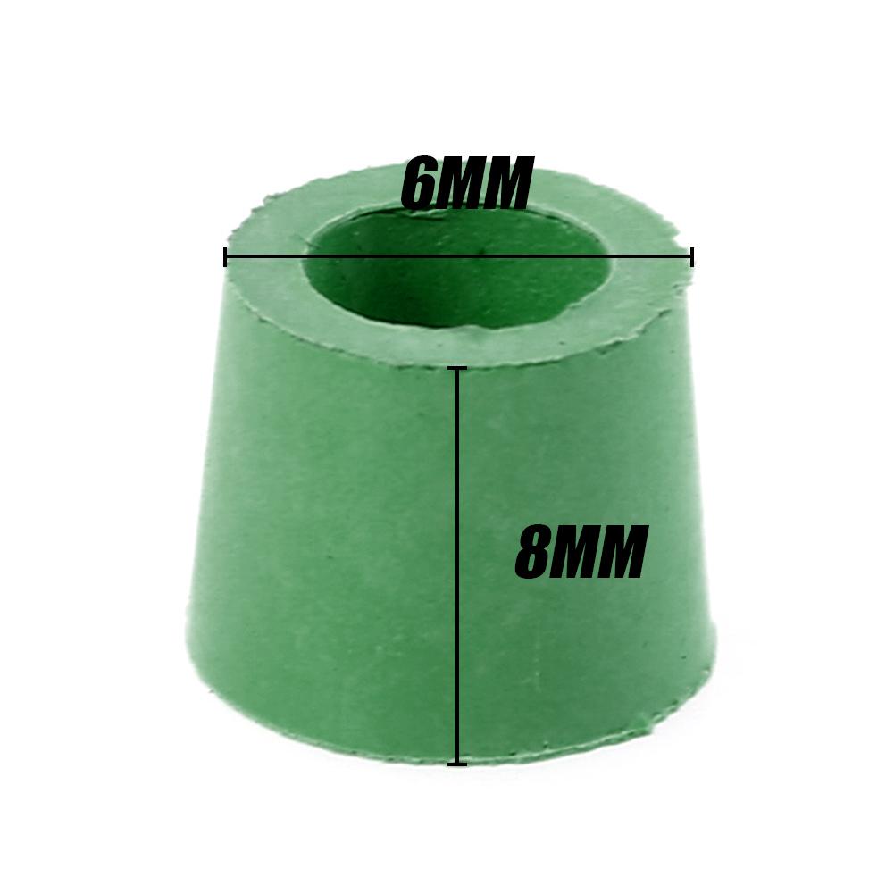 50 stücke A/C 1/4 zoll Lade Schlauch Verteiler Reparatur Gummi Dichtung O-ring Grün