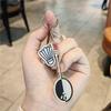 Creative Badminton Racket Keychain: Sporty Pendant & Backpack Ornament - Perfect Small Gift for Boys and Girls