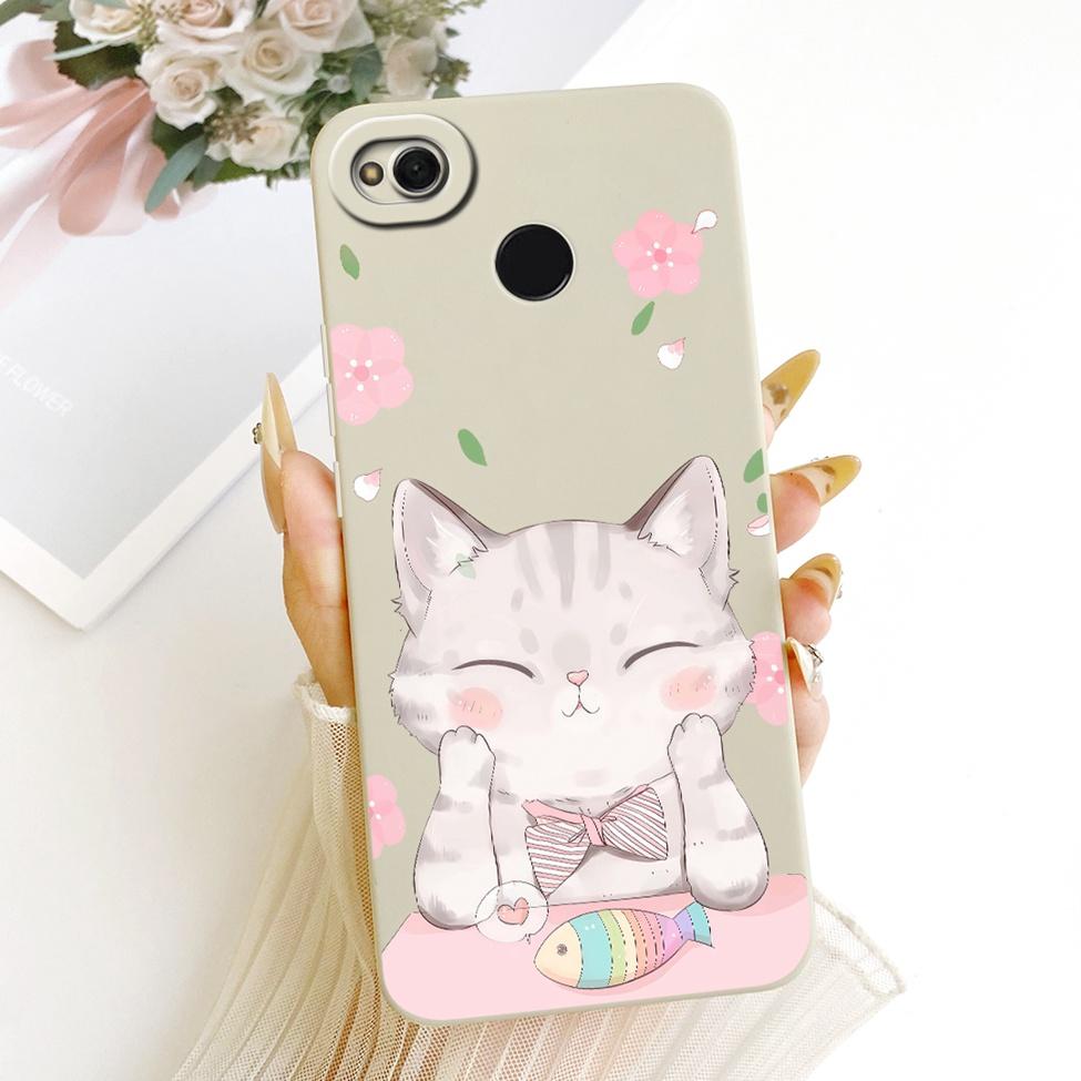 Phone Casing For Redmi 4x Cover Fashion Cartoon Cute Funny Painted Silicone Case For Xiaomi Redmi 4x