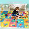 Fruit Animal Digital Solid Color Foam Baby Play Mat Cartoon Puzzle Piece Toddler