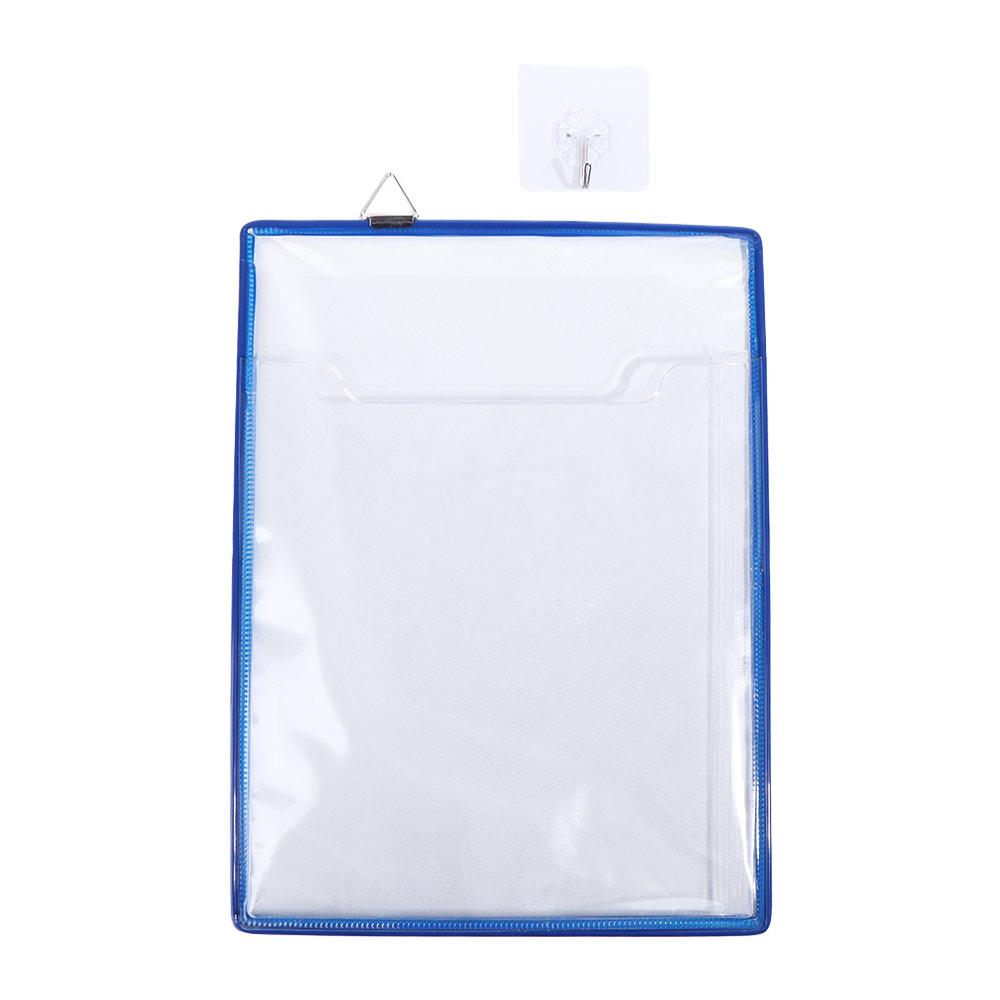 

Portable Wall Hanging A4 Receipt Organizer Plastic Water Resist File Folder Waterproof Transparent Document Storage Bag Student