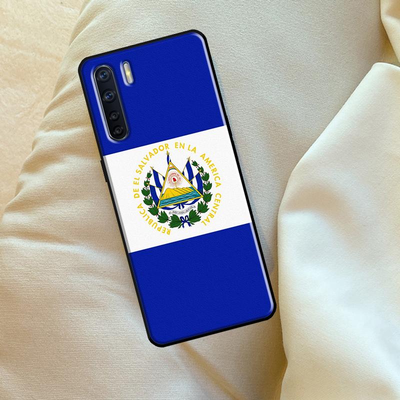 

El Salvador Flag Case For Oppo A6 A5 Pro A15 A57 A17 A54 A74 A94 A76 A16 A96 A40 A60 A80 A18 A38 A58 A78 A98 OPPO A54 5G
