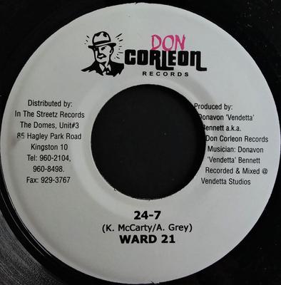 Disc de 7 inch WARD 21 - 24-7 NONE Don Corleon Rec 2003 Jamaica Reggae, Ska & Dub Folosit
