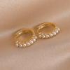 Korean Luxury Mermaid Pearl Earrings: Elegant, High-End, and Versatile Statement Ear Buckles