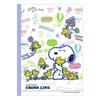 Nakabayashi Cross Line Notebook B5 A-lined 5-Book Pack Snoopy Merry Series 67946