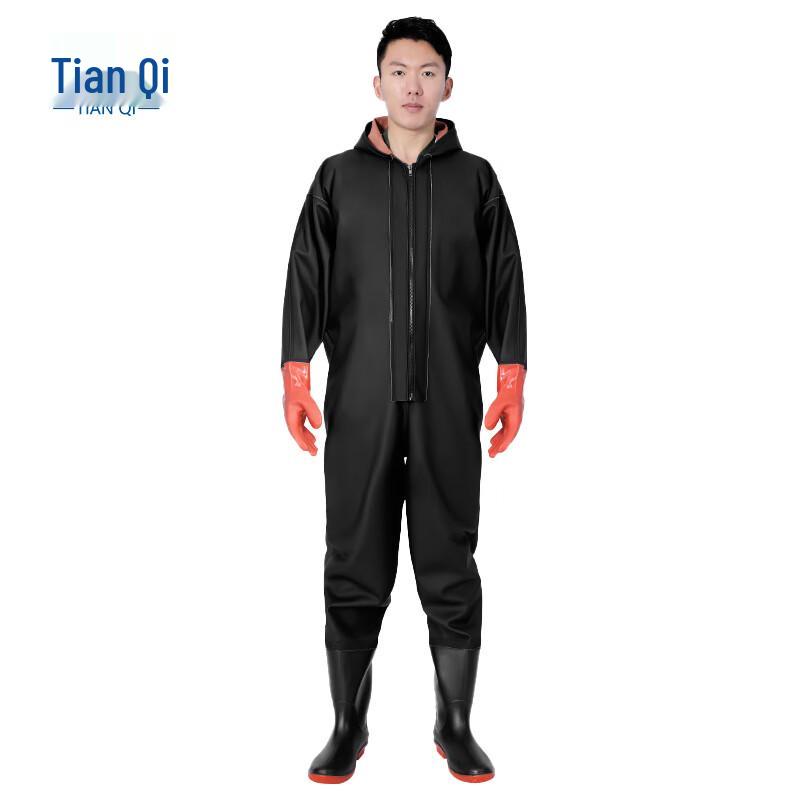 Tianqi 8515 One-piece Waterproof Waders Jumpsuit 42