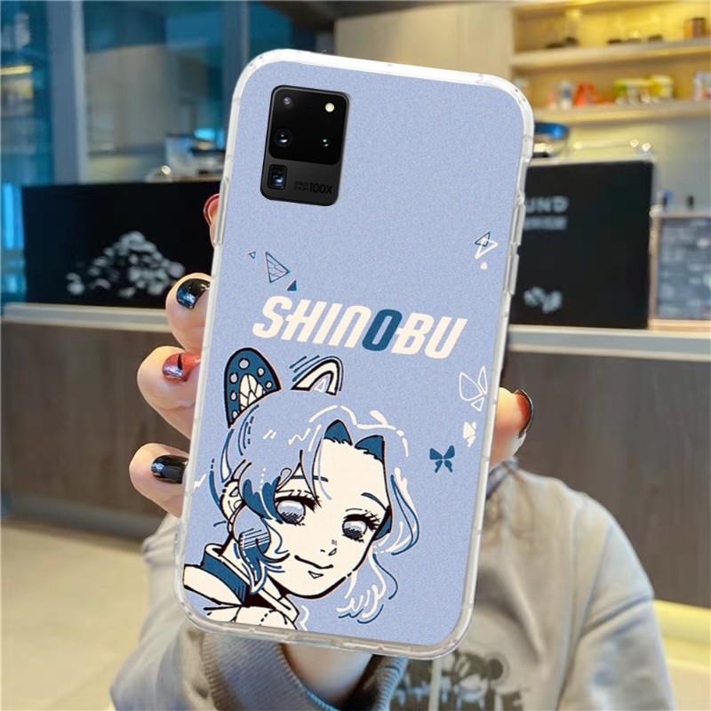 Demon Slayer Anime Handyhülle für Samsung Galaxy S10 S21 S22 Plus Ultra A91 A51 A21S A12 Transparente Handyhülle