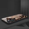 Tiger spotted butterfly pattern glass phone case suitable for Samsung Galaxy S26 S25 S24 S23 S22 S21 S20 FE/Ultra/Plus anti drop